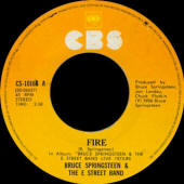 Bruce Springsteen & The E Street Band -- "Fire / Incident On 57th Street"