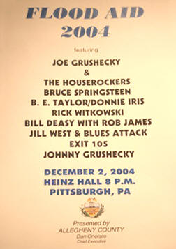 Promotional poster for the 02 Dec 2004 show at Heinz Hall, Pittsburgh, PA