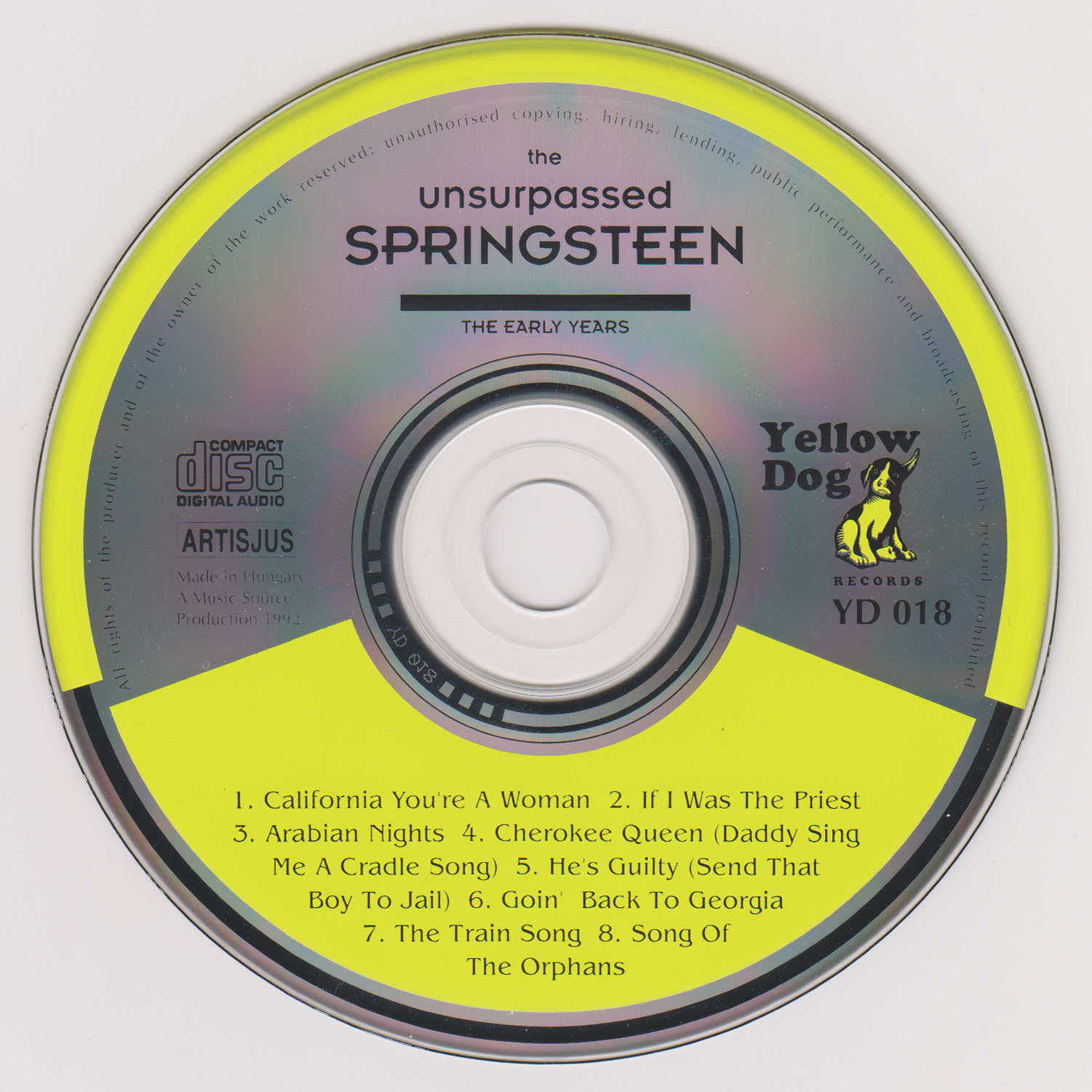 Bruce Springsteen Collection: The Unsurpassed Springsteen Volume 1