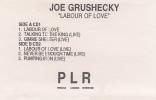 Joe Grushecky -- Labour Of Love