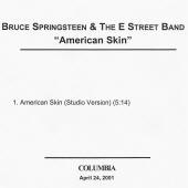 Bruce Springsteen & The E Street Band -- American Skin (single insert)